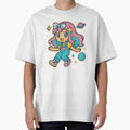 Kawaii Anime Girl, Y2K Aesthetic, Floating in Space by graphic-genie