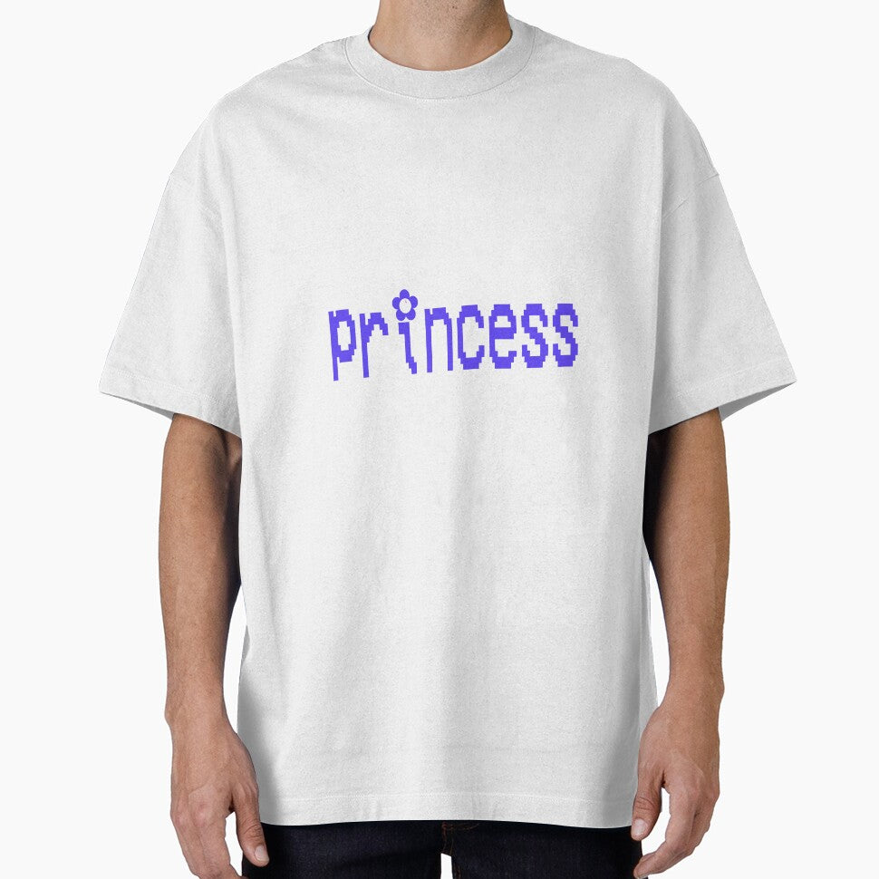 y2k baby blue video game "princess" text by stickersbyro ☆