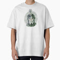 GOTH GIRL FLOWER HAND SAGE GREEN SOFT GOTH by melyverso
