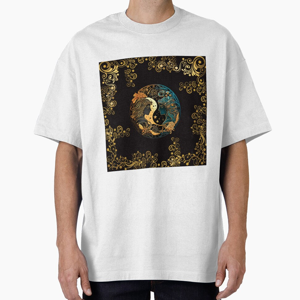 GEMINI ZODIAC SIGN ON BLACK AND WITHOUT FONT by ORIGENcreate