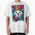 Colorful Jolly Snowman Pop Art Style by MCGrafxStudio