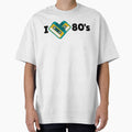 I Love 80s Cassette Heart by tapeisdamessage