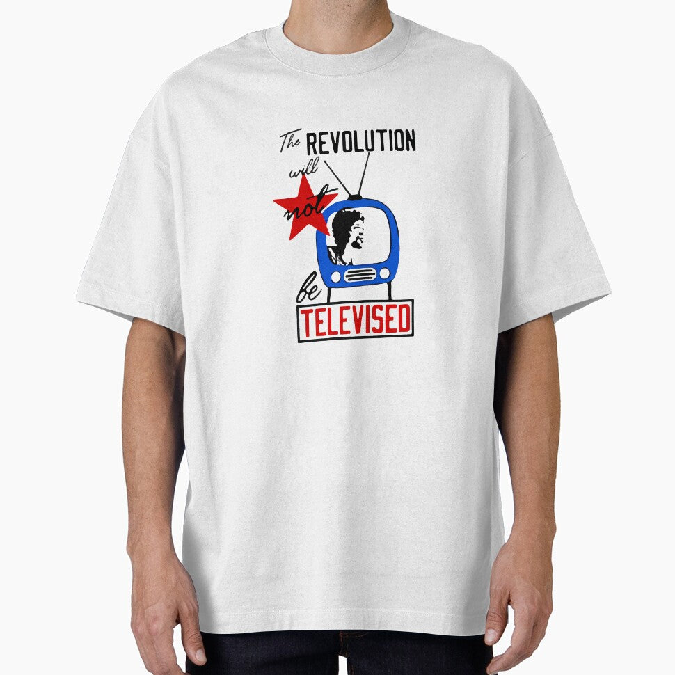 The Revolution will not be Televised Gill Scott T shirt Cool Unisex Tee Top by faesholykexo670