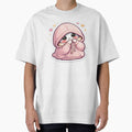 Cute Hoodie Ghost PNG, Kawaii Pink Aesthetic Ghost Sticker, Cozy Pastel Spooky Girl Design, Printable T Shirt Digital Download by AestheticLoveArt