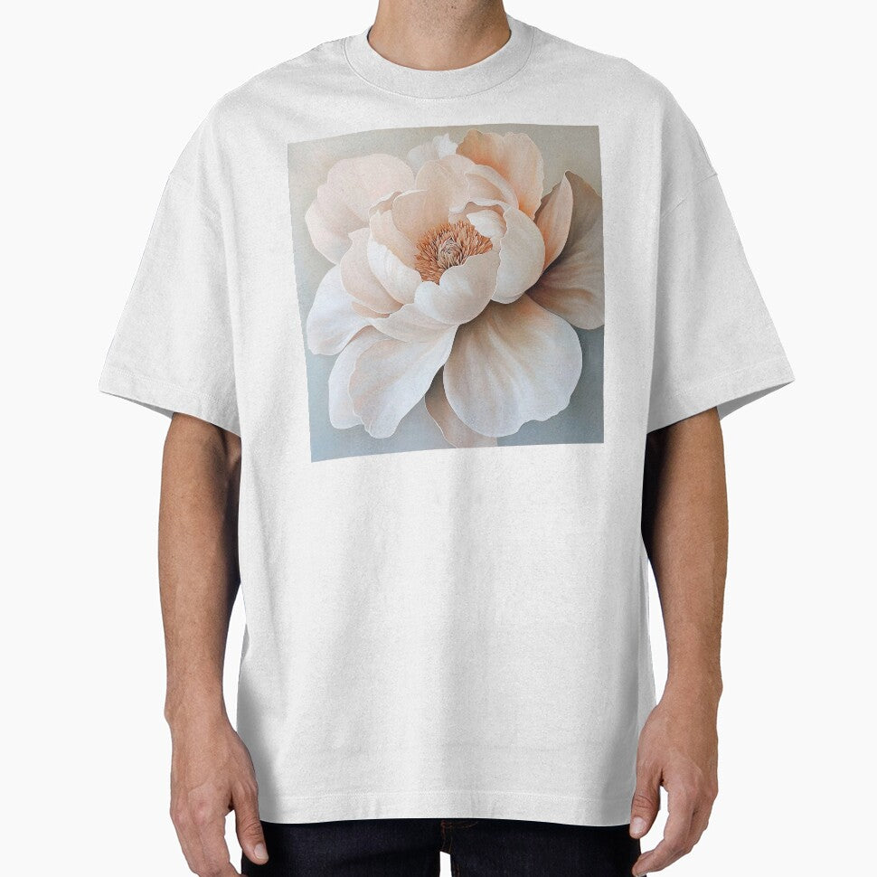 Abstract Floral Print Cloud White Blush by BestVarieties