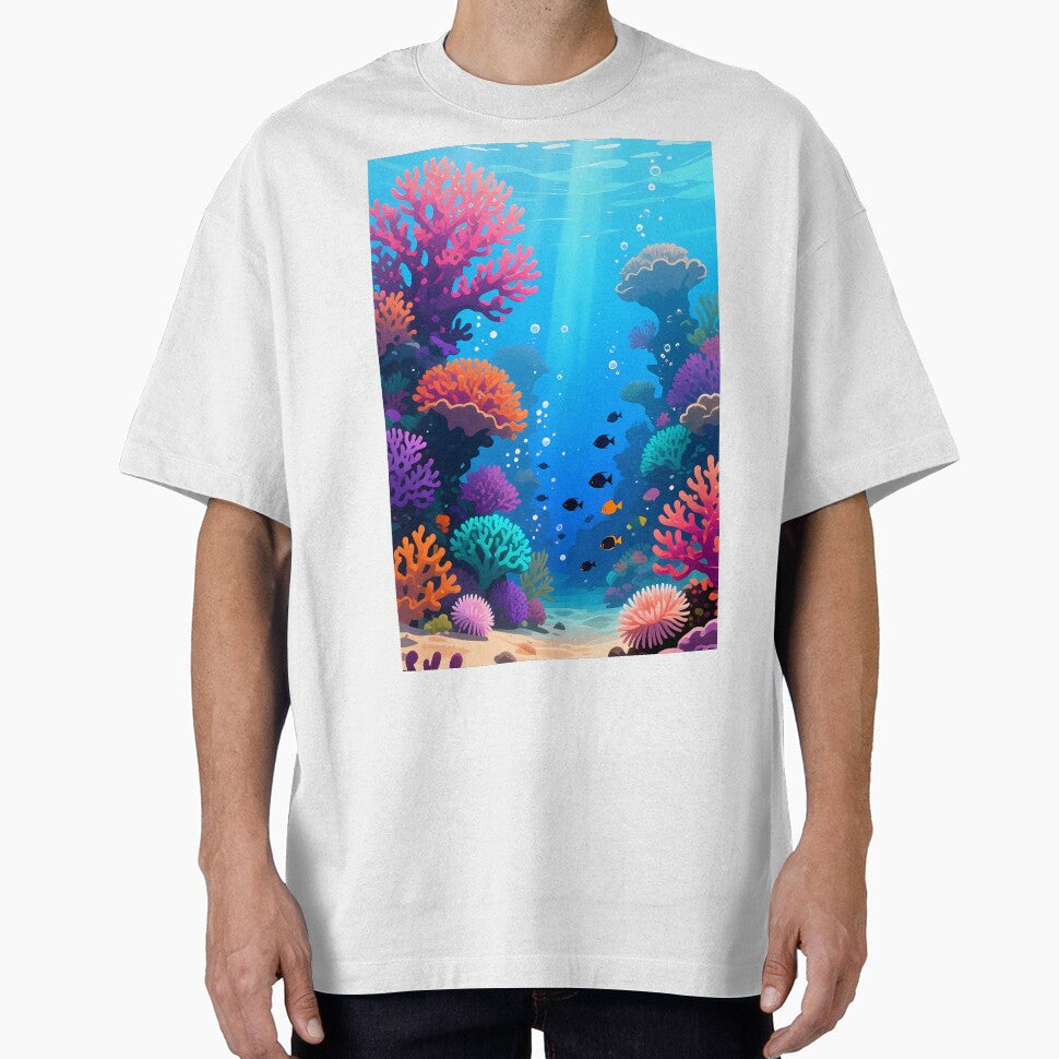 Coral Plain – Underwater Garden by David c.p JACQUEMET