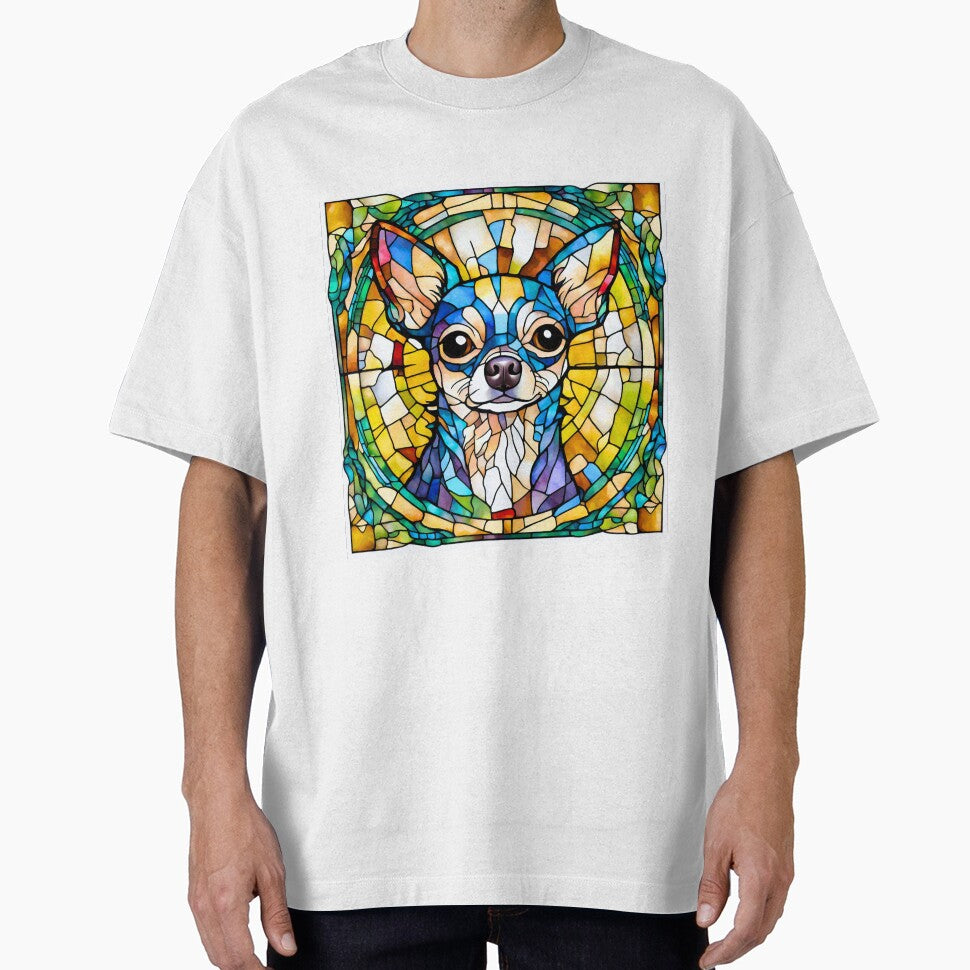 Stained Glass Chihuahua by Fredster1966