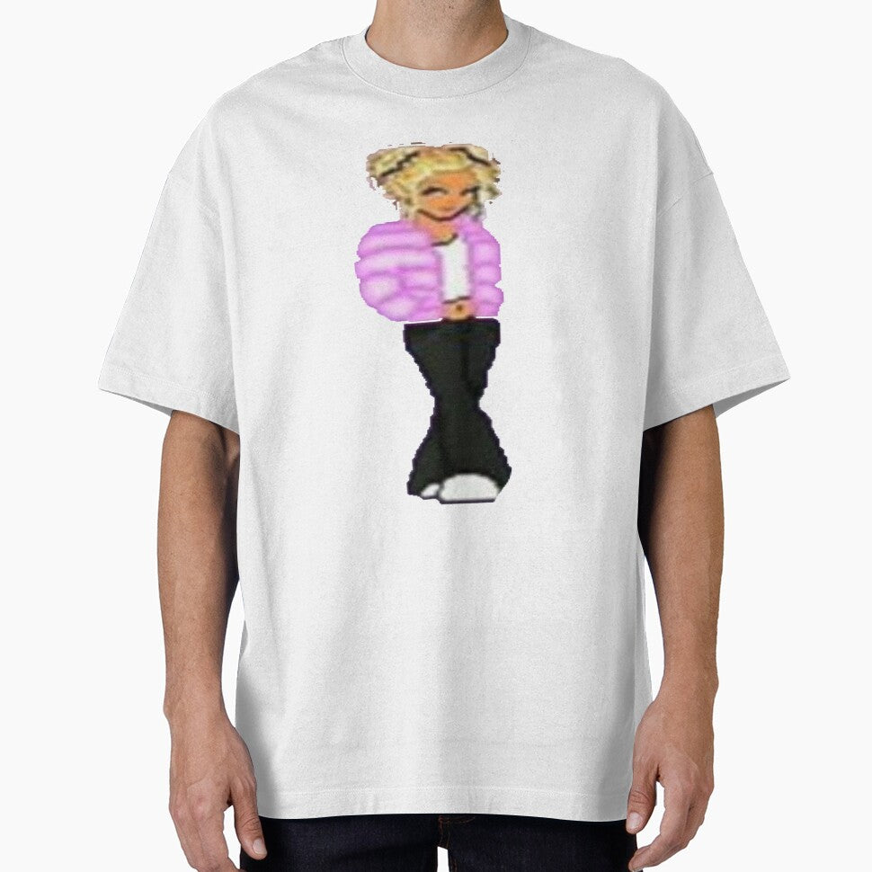 dollz mania pixelated doll 2000s blonde hair pretty girl by stickersbyro ☆