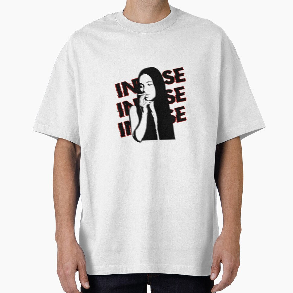 INVRSE Cigarette Silhouette-Dark Aesthetic Y2K Graphic by INVRSE