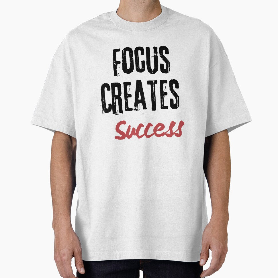 Focus Creates Success Motivation Quote Design by Adappai