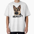 Really German Shepherd Dog Lover Pet Owner by salmzouriart