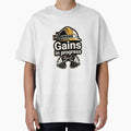 Gains In Progress Gym Sticker Fitness Motivation Workout Design by ArmoniaJustin