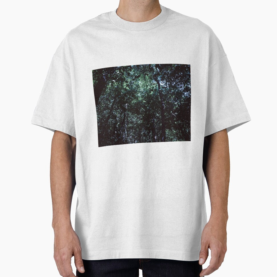 grunge forest blue dazecore aesthetic vintage wide angle by sielexis
