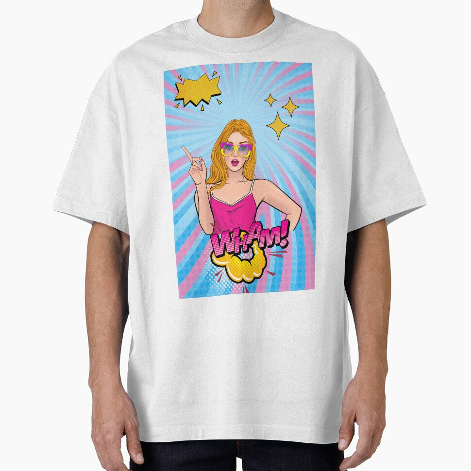 Pop Art Girl but background by Anisha  Vaz