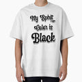 My Spirit Color is Black - Cool plain color spirit colours designed by ozcushions by ozcushions