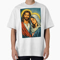 Vintage Christian Pop Art – Jesus and Mary by Catholicgemz