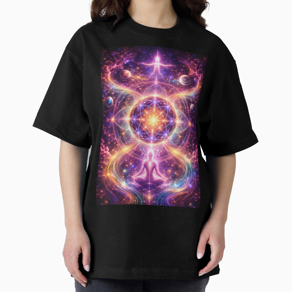 19 The Harmony of All Existence – Sacred Geometry Cosmic Balance Spiritual Awakening Visionary Art by Dominik1994