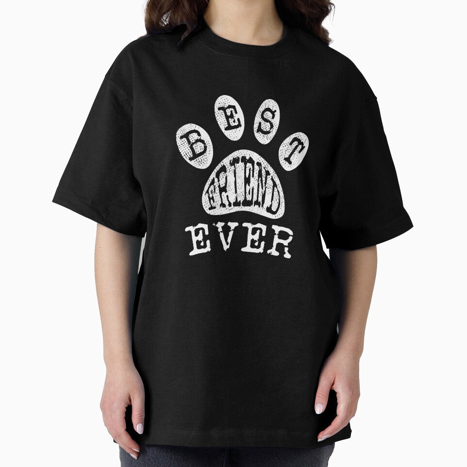 Best Friend Ever Dog Lover Paw Gift by T-minus
