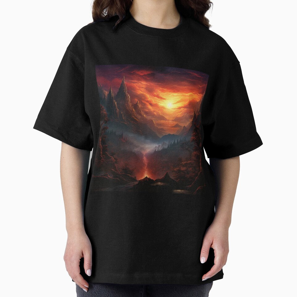Fantasy Landscape - Land of Fire by Fantasy Masterpiece