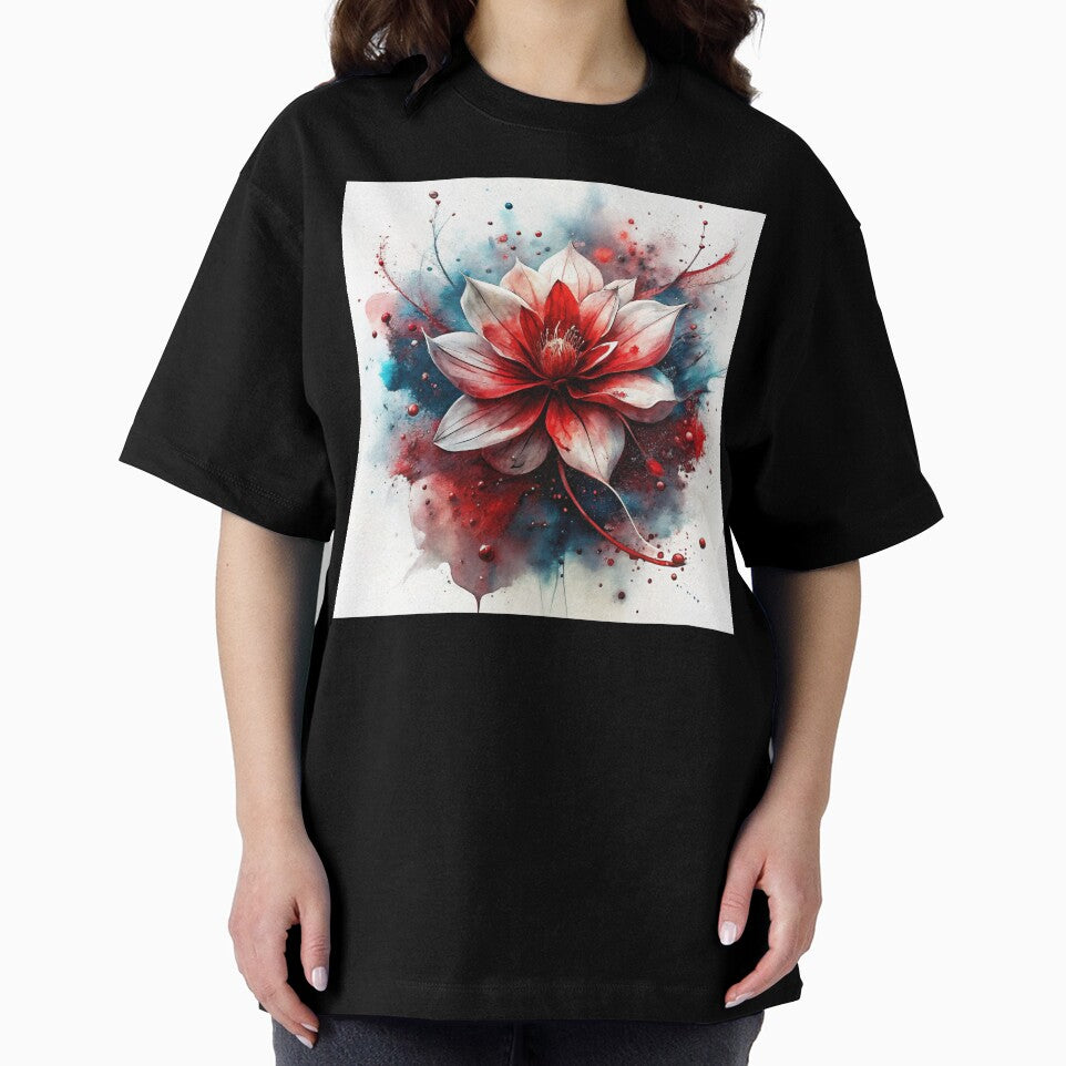 red and white lotus flower by jkrphoto