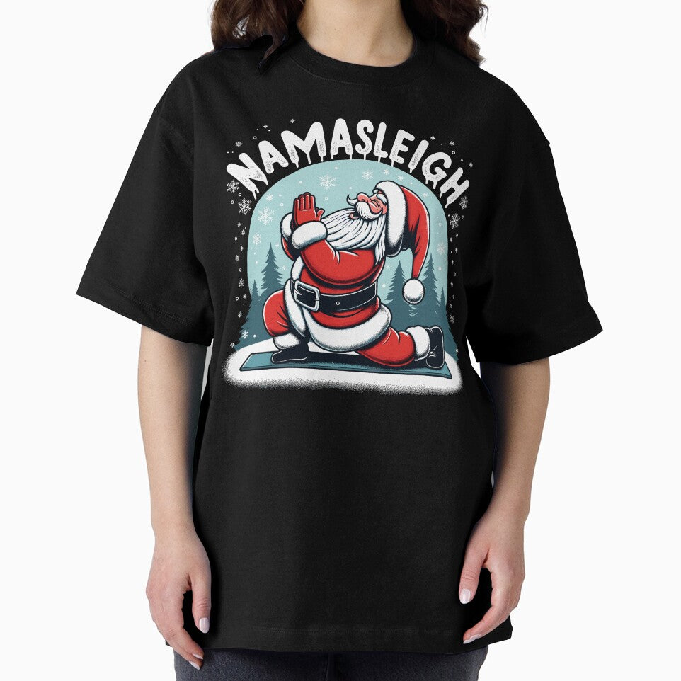Namasleigh Funny Yoga Gift Men Women Ugly Christmas Yoga by KsuAnn
