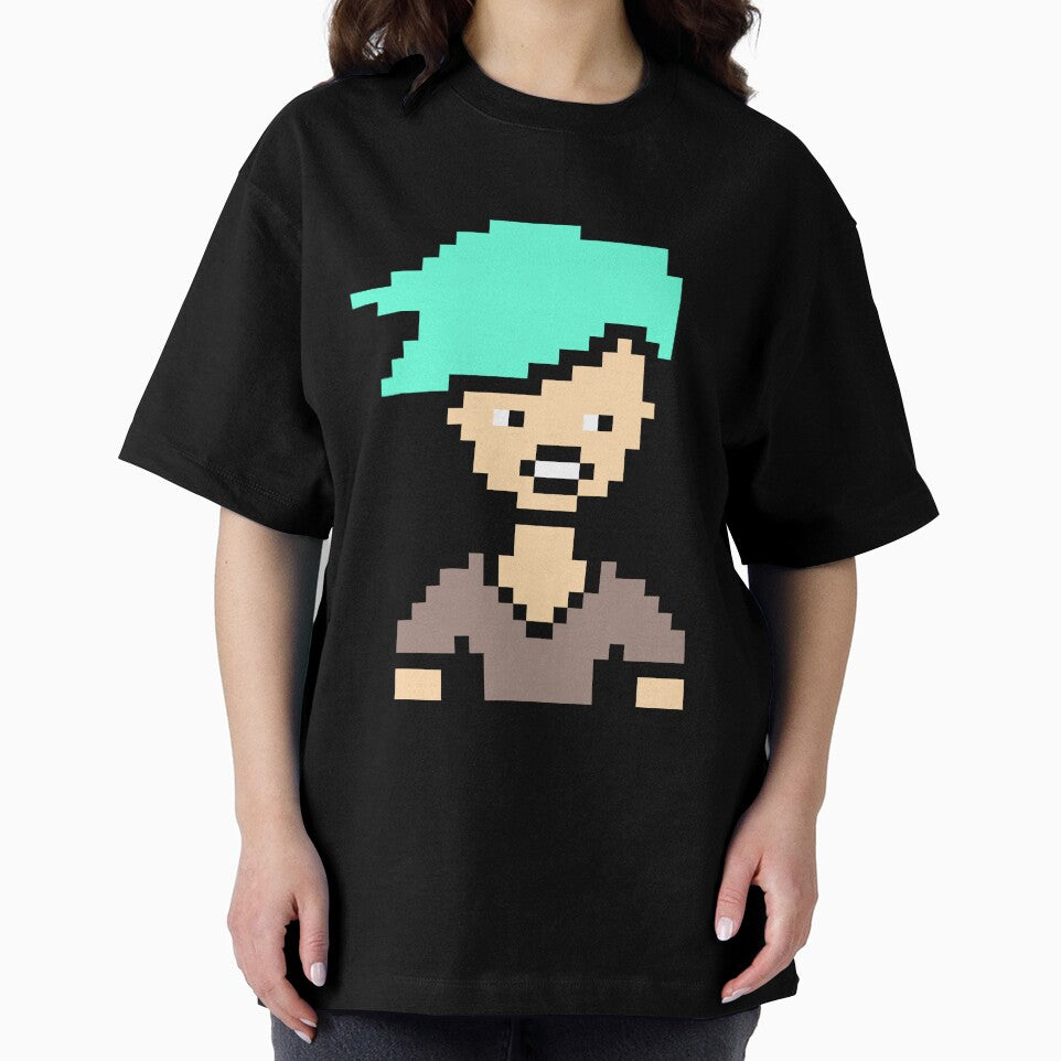 handsome pixel art character colorful funny by therkmr