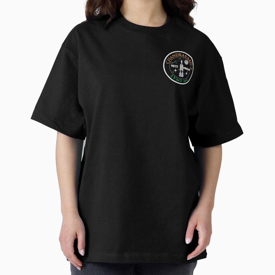 ISRO Chandrayaan - 3 Graphic Printed T-Shirt by KARSCORP