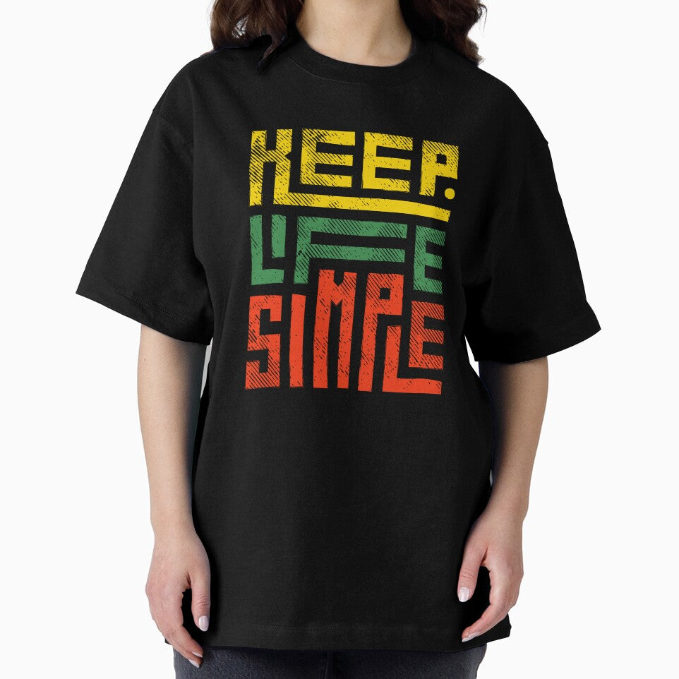 Keep Life Simple Retro Art by DJava-ArtO