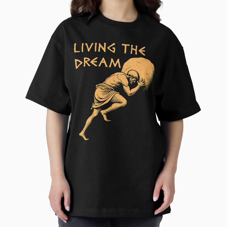 Living The Dream Sisyphus Greek Mythology Meme by JackieBryant