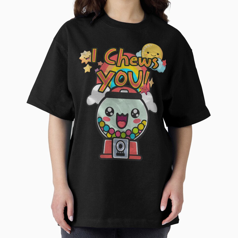 I Chews You! Design: Kawaii Gumball Machine - Adorable Candy Art by DesignedByMarty