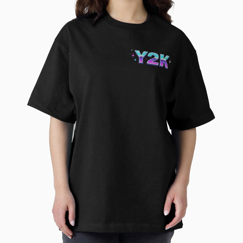 Y2K Neon Chrome Typography – Retro 2000s Aesthetic Text Design by AstroGlamStudio