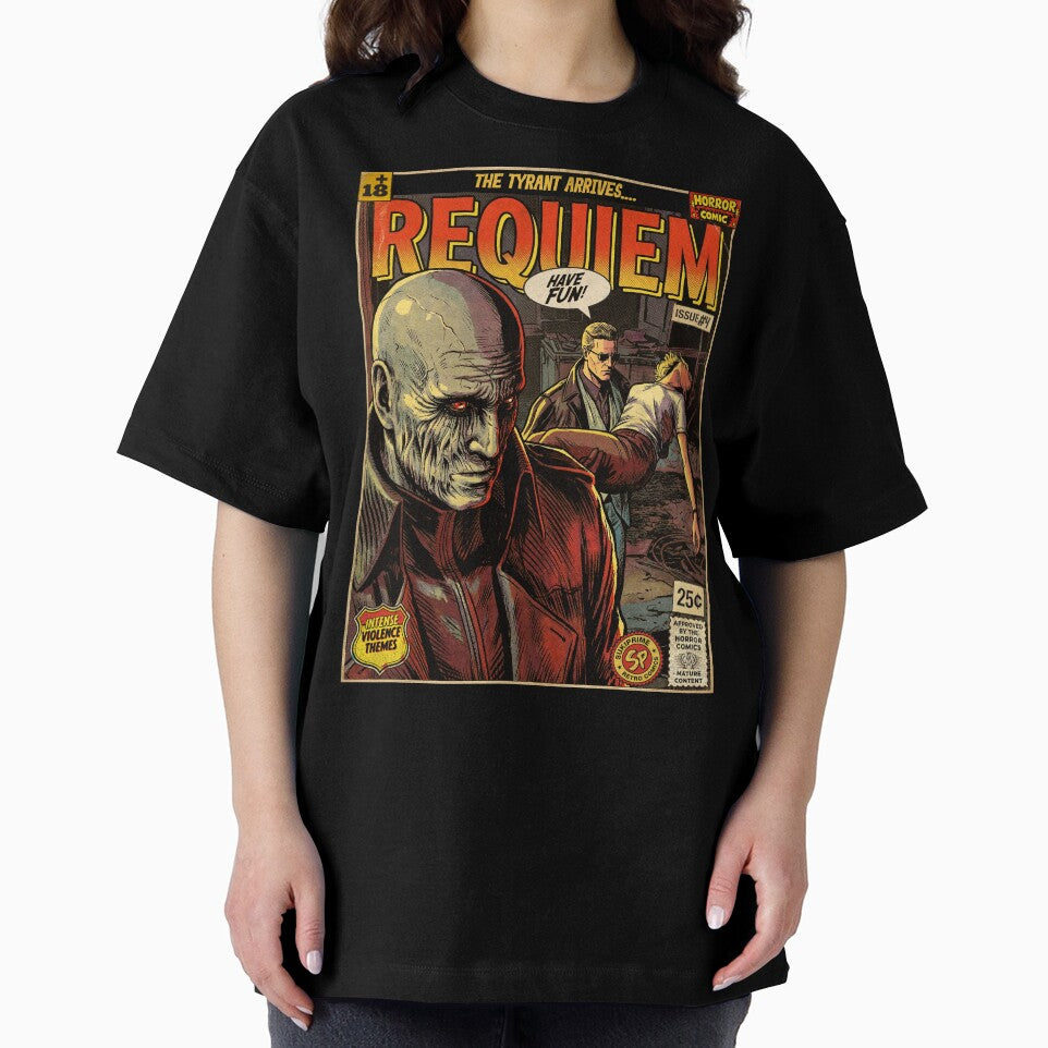 Resident Evil 9 Requiem Retro Vintage Comic Cover Art by Back2Collage