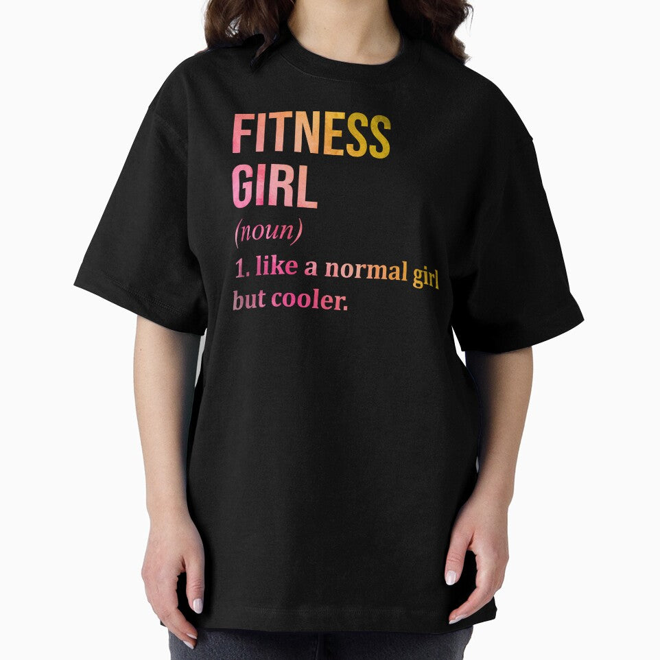 Fitness Girl Definition in Watercolor by XCIV