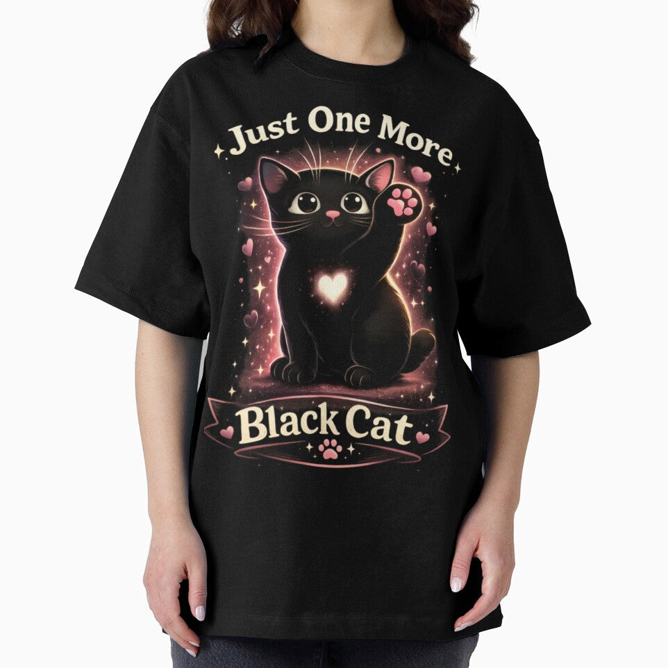 Just One More Black Cat – Cute Kawaii Black Cat Lover Design by CatLovers Studio
