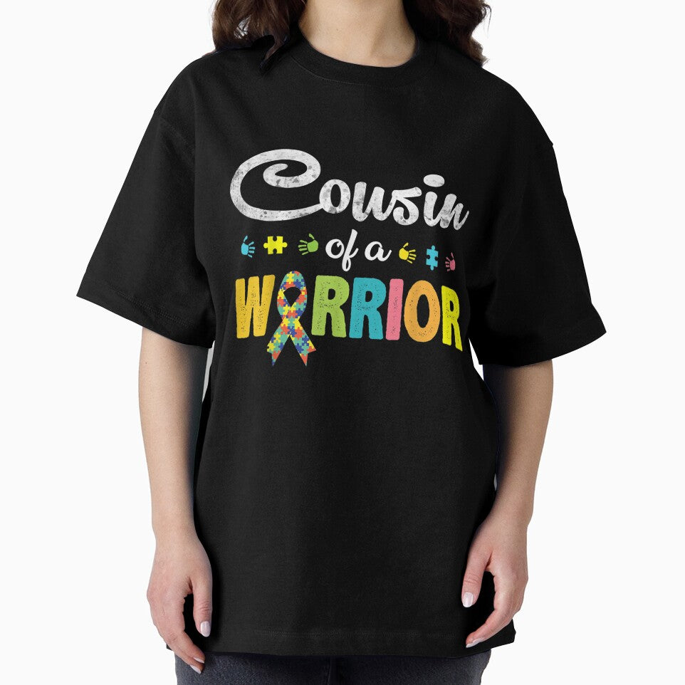 Cousin of a Warrior Autism Awareness for Im A Proud Cousin, Graphic Trending Unisex by AlalaStore