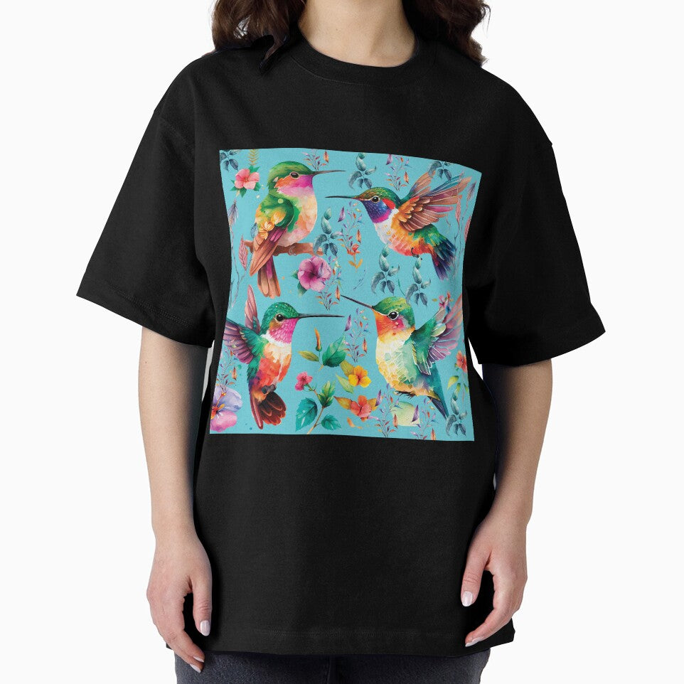 HUMMINGBIRD ON AQUA by ORIGENcreate