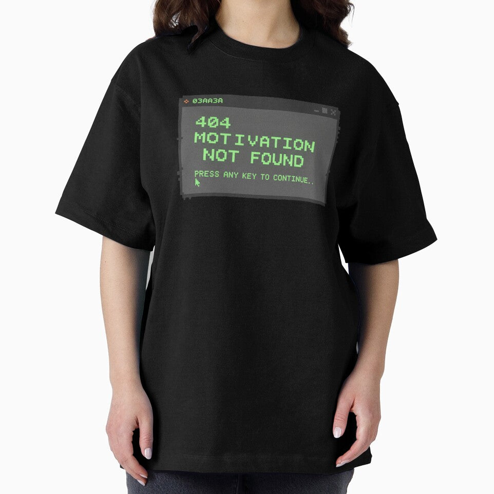 404 Motivation Not Found by PunchText designs
