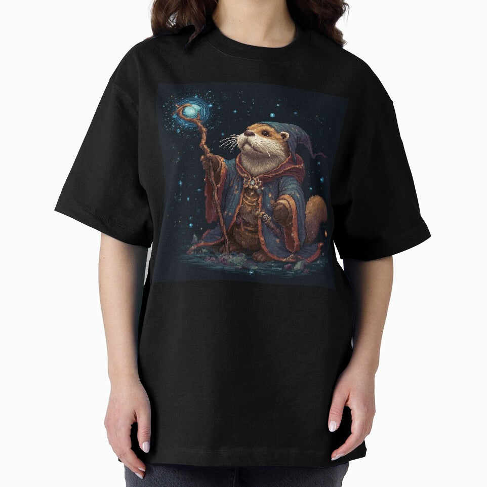 Otter Wizard Pixel Art by Kaos-Bit