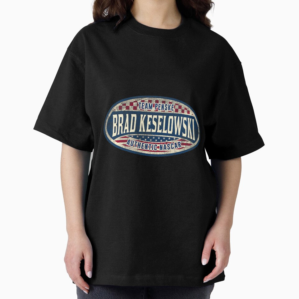 NASCAR - Brad Keselowski - Vintage Premium Tri-Blend by MichelleELawren