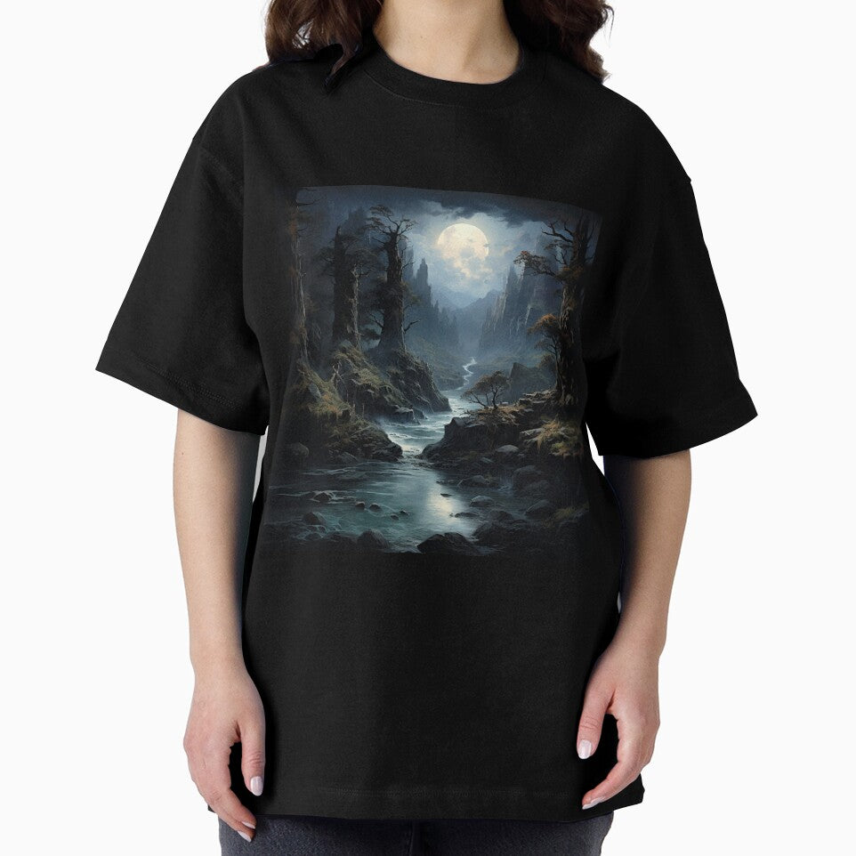 Dark Fantasy Landscape - Moonlit Mire by Fantasy Masterpiece