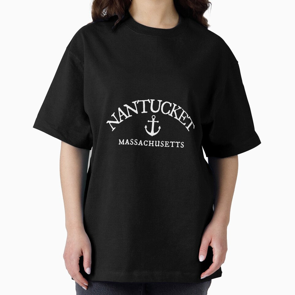 Nantucket T-Shirt Long Sleeve Sea Town Tee by pourvasecandi