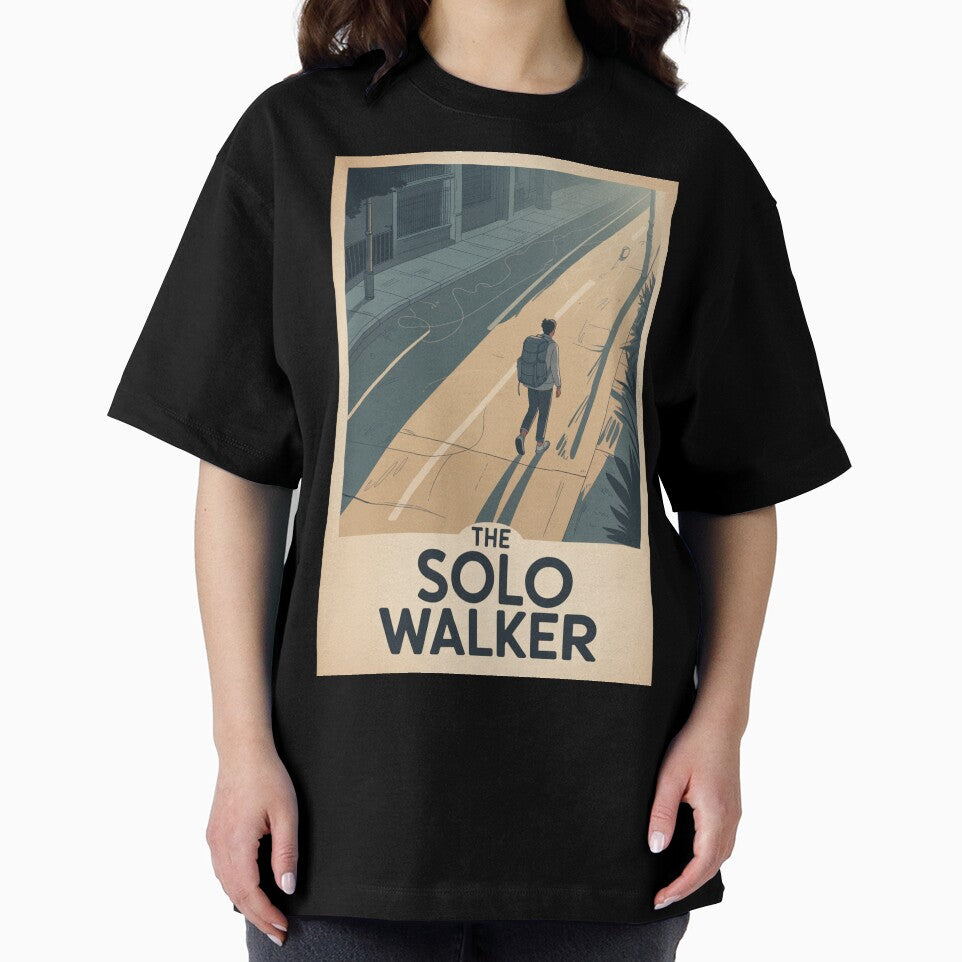 The Solo Walker – Solo Travel Personality Sticker & Poster by TheChaosDesign