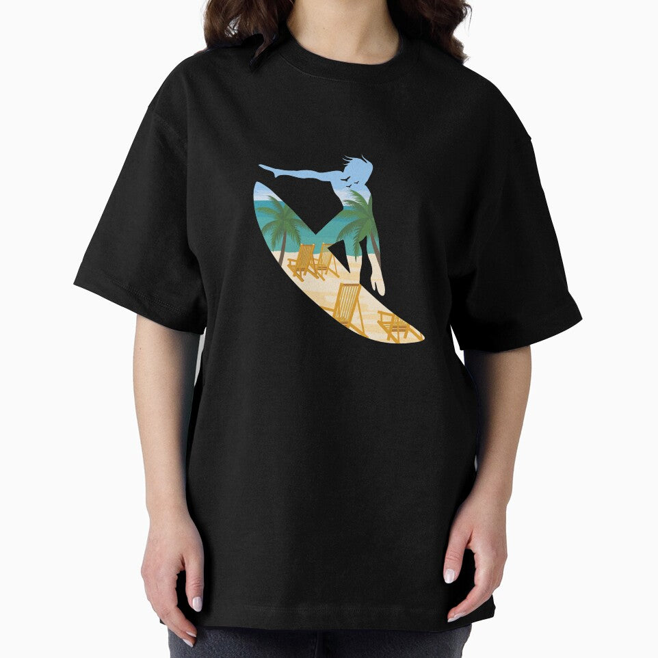 Surfing Beach by VibrantGifts