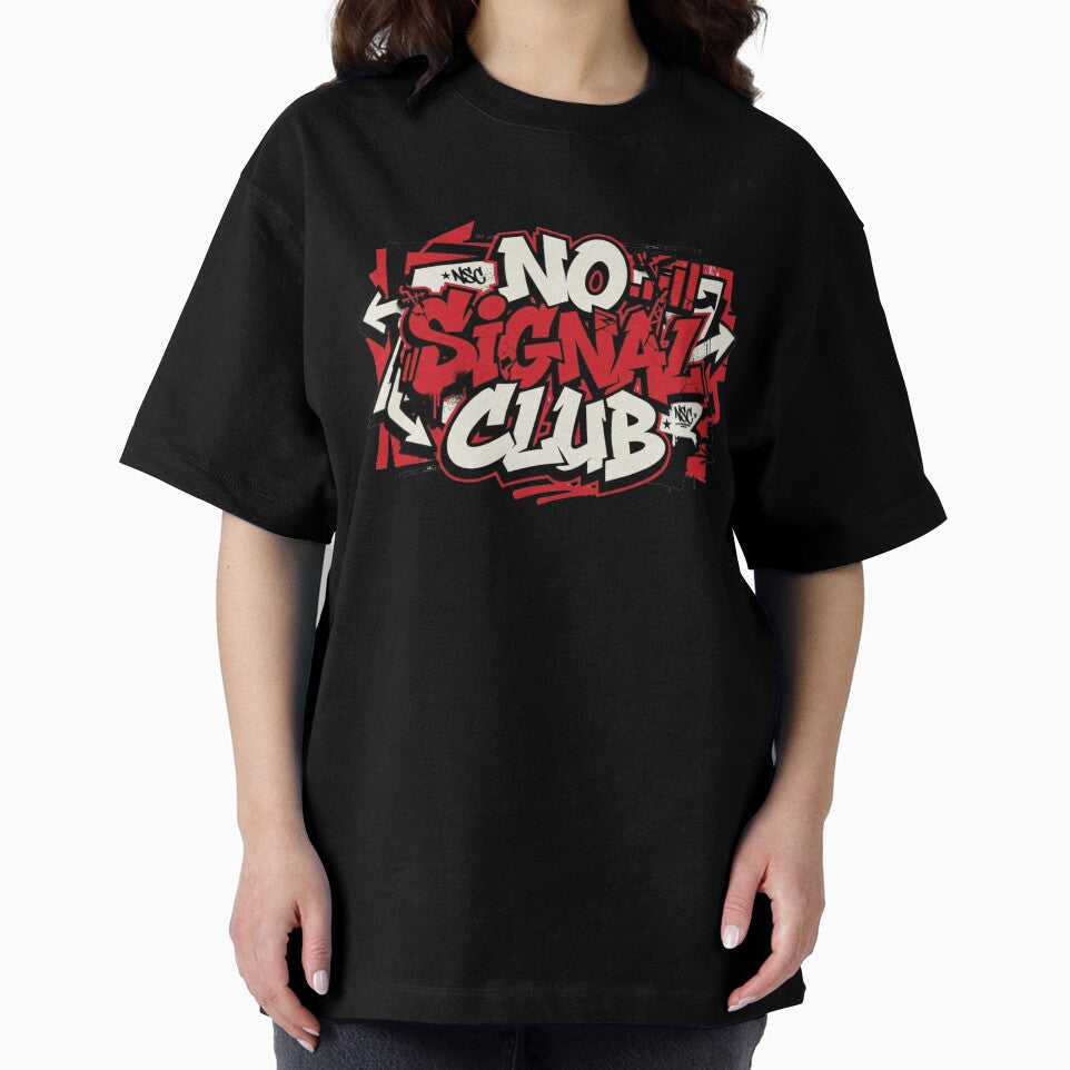 No Signal Club Streetwear Graphic by Quiet Mode Studio
