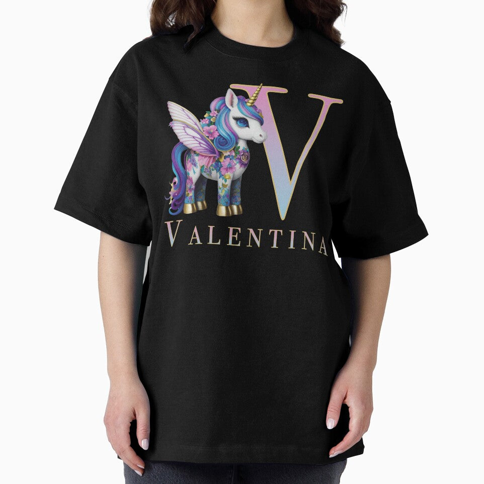 Valentina name with a cute unicorn by Lubellebubble20