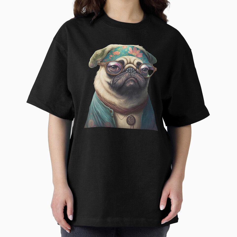 Hippy pug by AnimalArtPhotos