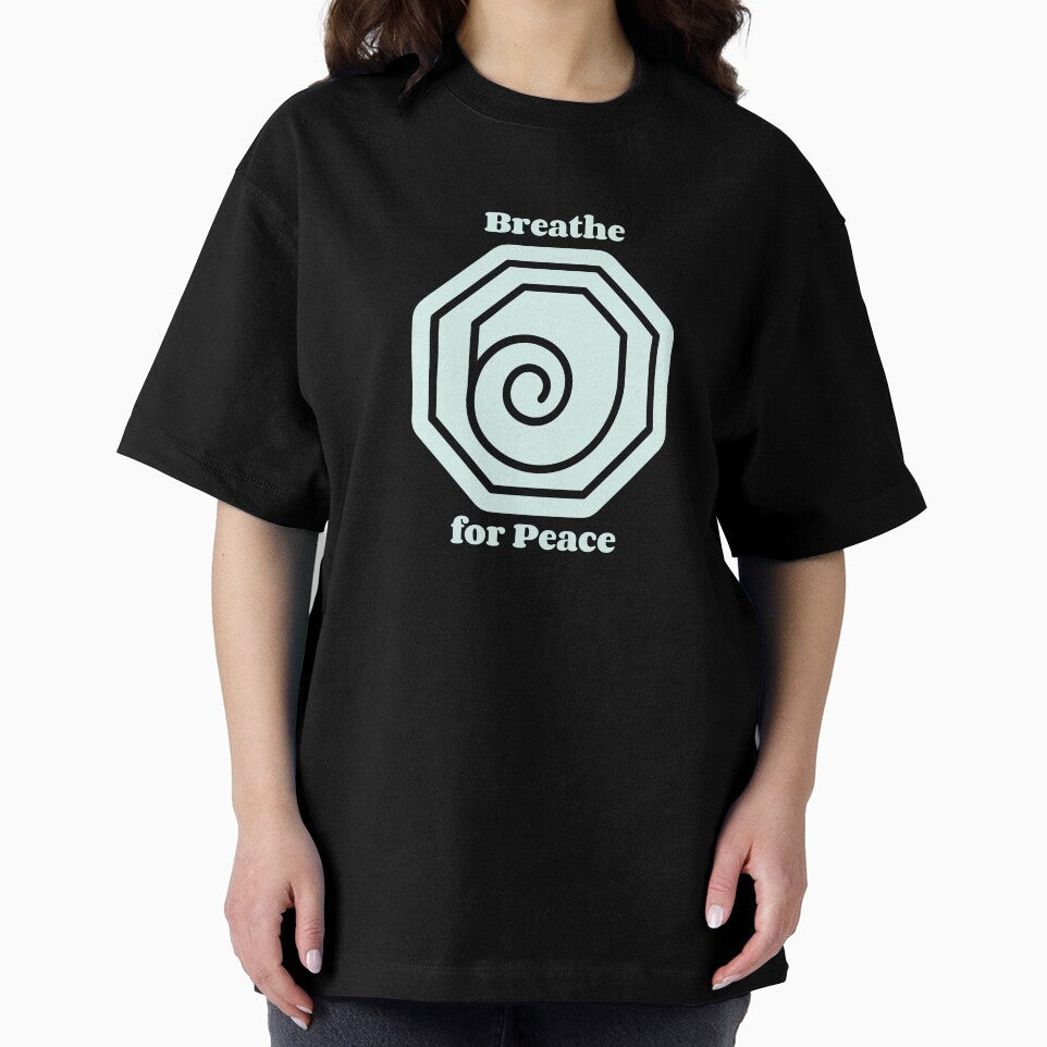Breathe for Peace Yoga Hexagonal Spiral by B-Smith-Apparel