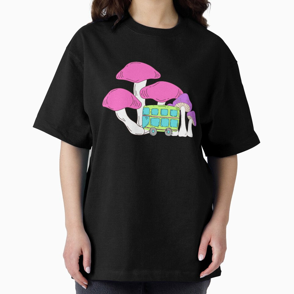 Hippie bus in the land of Psychedelic Mushroom by CypisDesign
