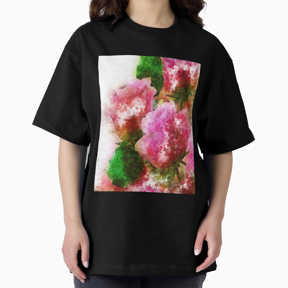 Pink roses Abstract color by artdragongift 15