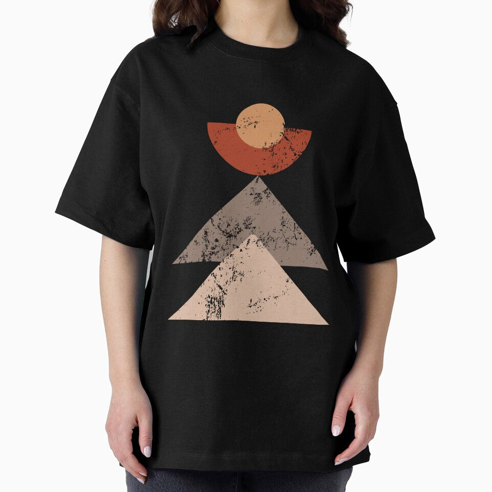 Geometric Boho Art Prints in Earthy Tones by BesideStyles